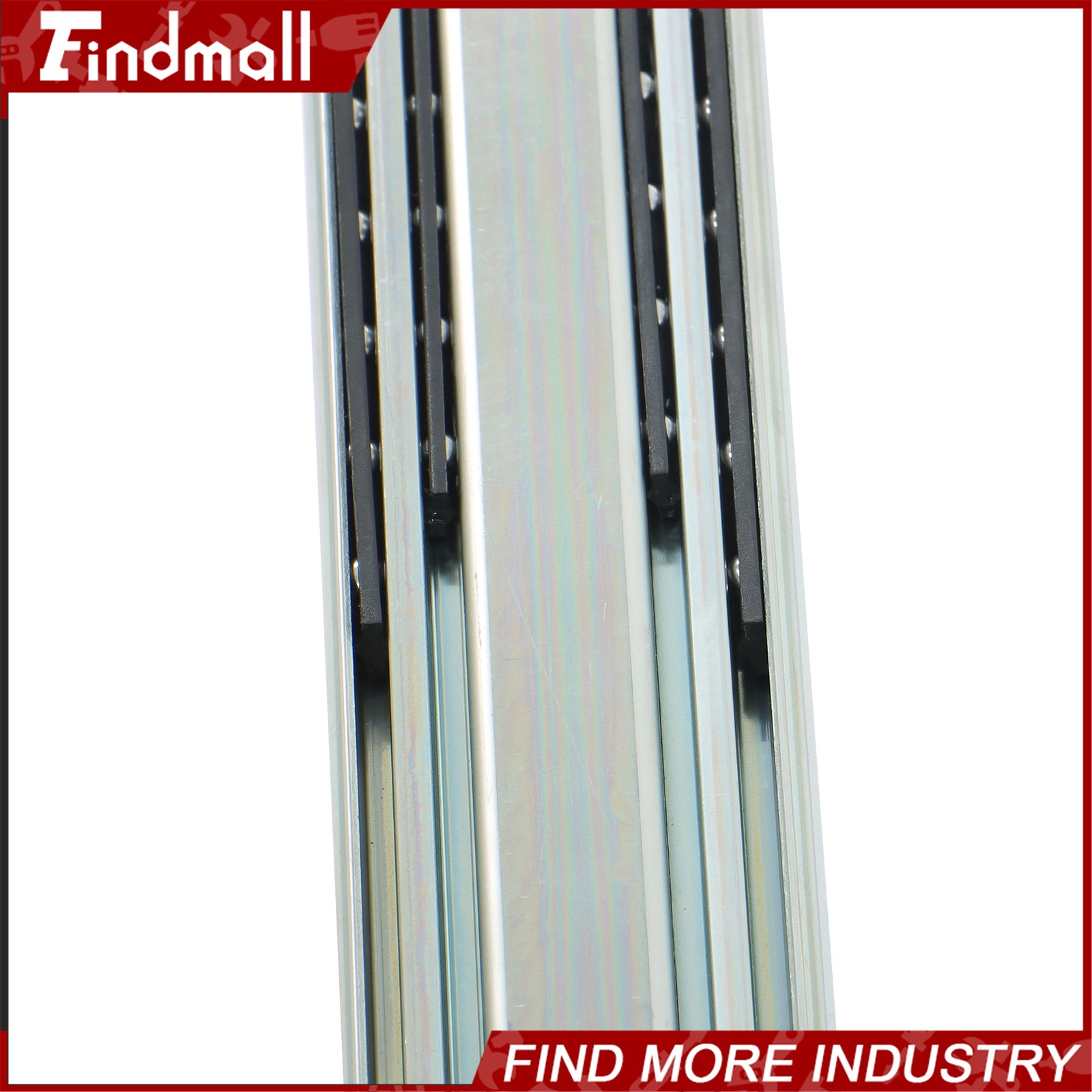 Findmall Heavy Duty 56" Drawer Slides w/Lock 500lb - Full Extension Ball Bearing