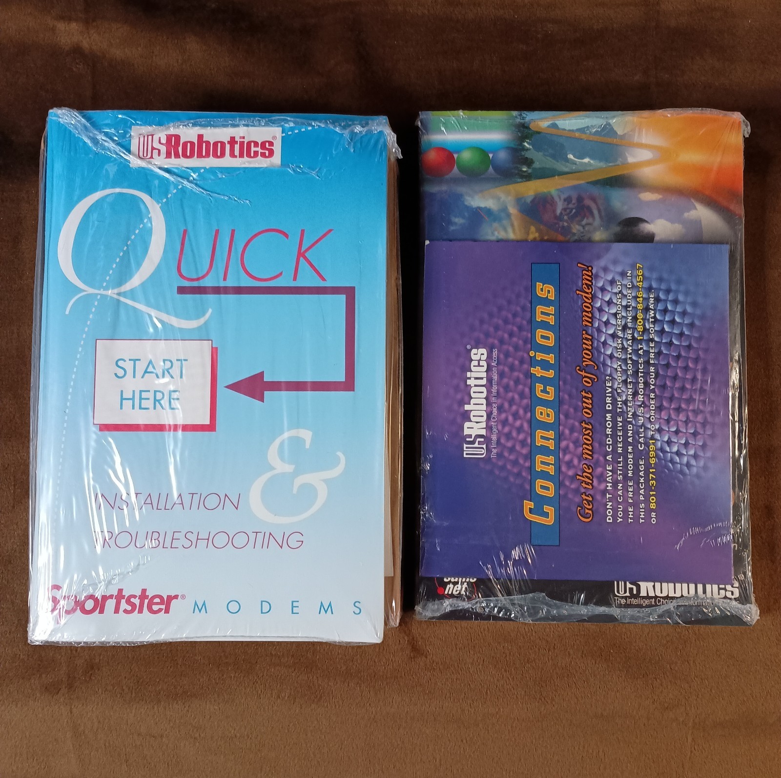 USRobotics Sportster Modem Quick Installation Guide Software Pack Sealed