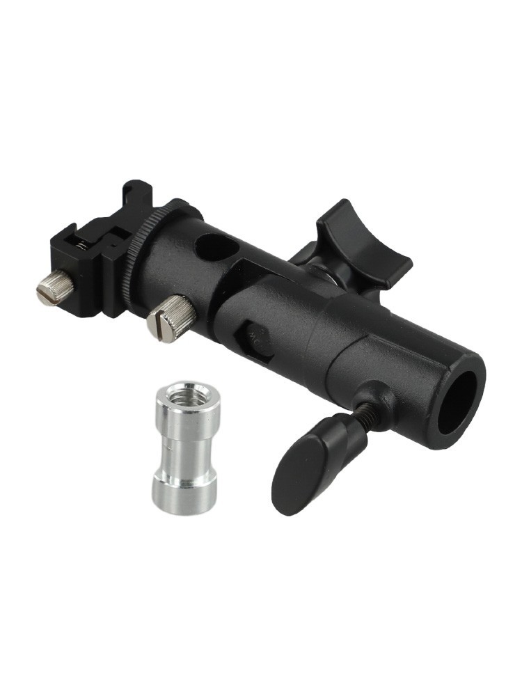 Metal Light Bracket with 1/4 Screw for For soft Reflective Umbrella Setup