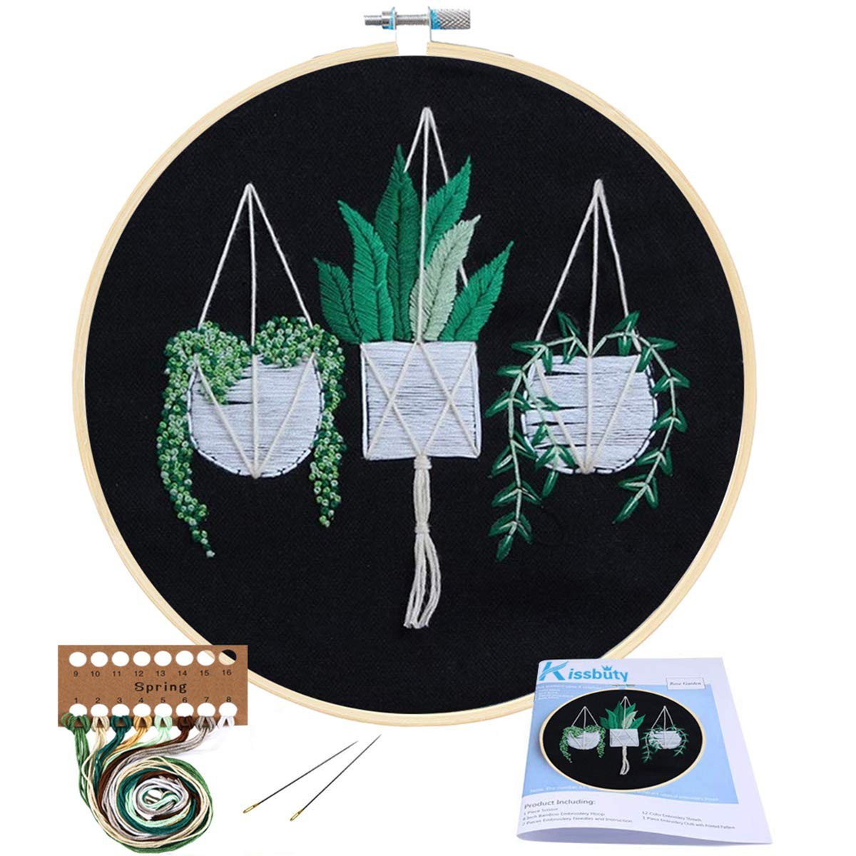 KISSBUTY Full Range of Embroidery 7 x 0.7 x 8 inches, Kit-3
