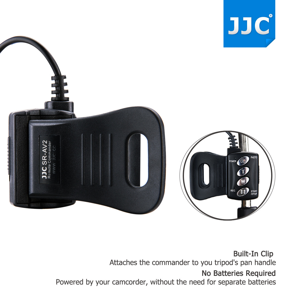 JJC Remote Commander Wired Remote for Sony RM-AV2 AV socket Handycam HDR-XR160E