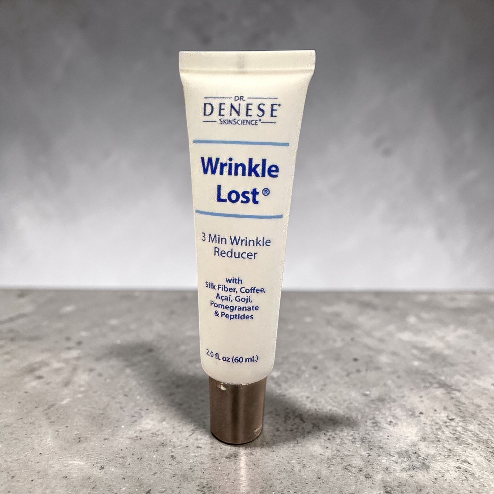NWOB~ Dr Denese Wrinkle Lost 3 minute Reducer 2.0 fl oz 60 mL Peptides #63