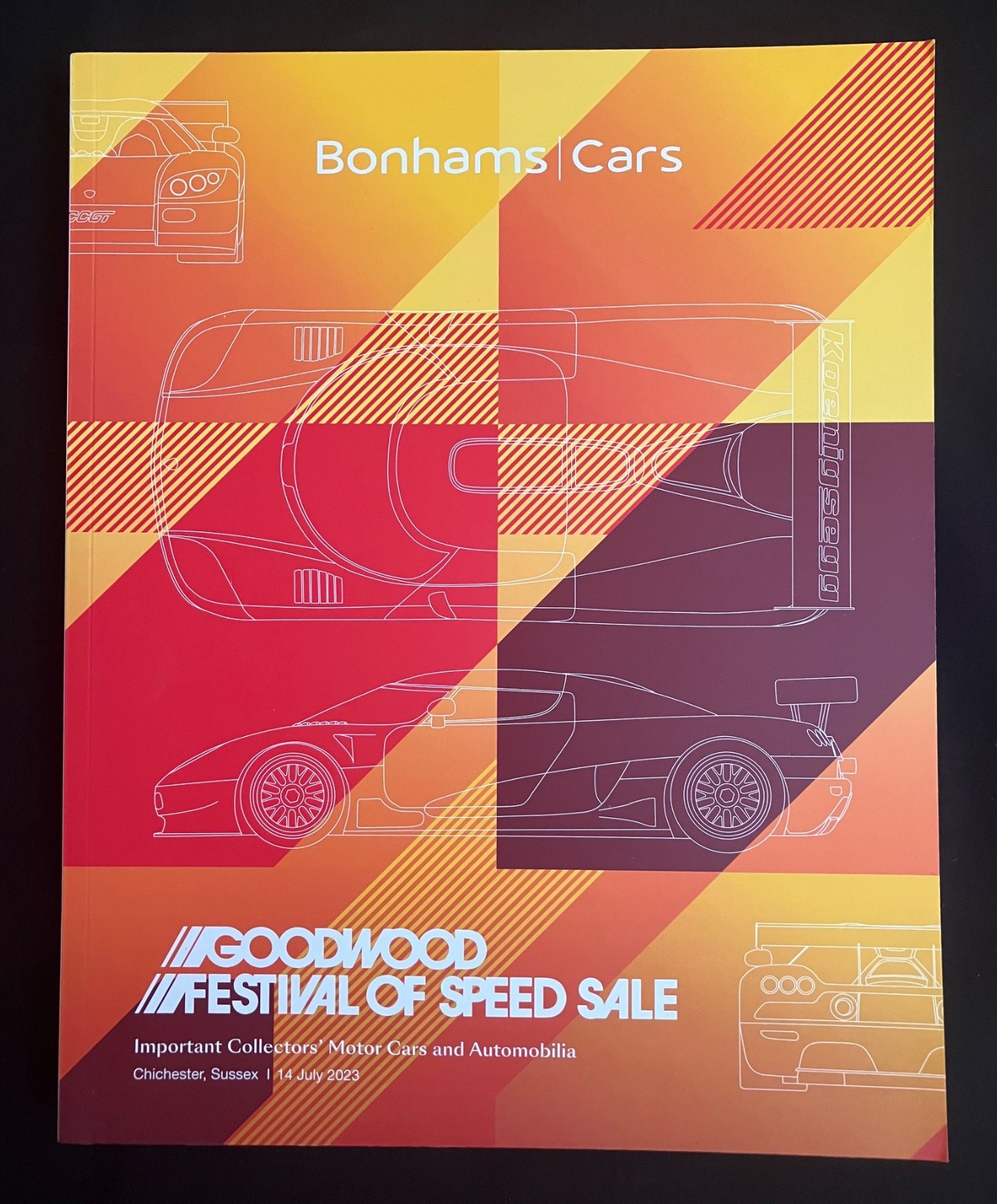 New Bonhams Goodwood Festival Of Speed 2023 Auction Catalogue Over 200 Pages.