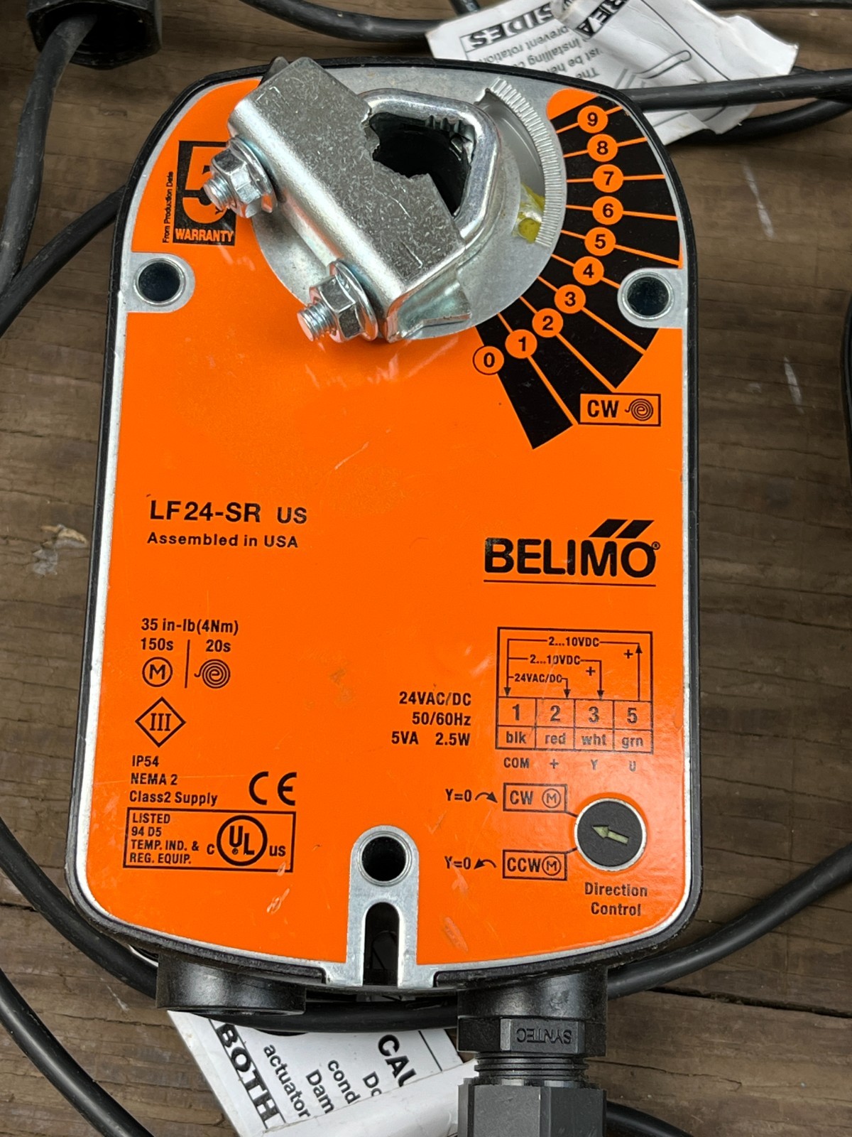 BELIMO LF24-SR US Spring Return Damper Actuator 8 IN THE LOT