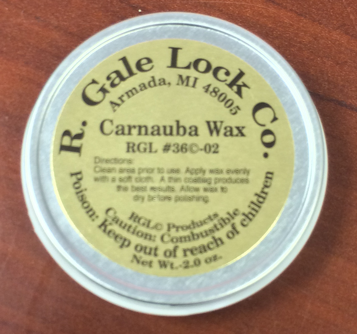R. Gale Lock Co. - RGL-36 Carnauba Gun Stock Wax