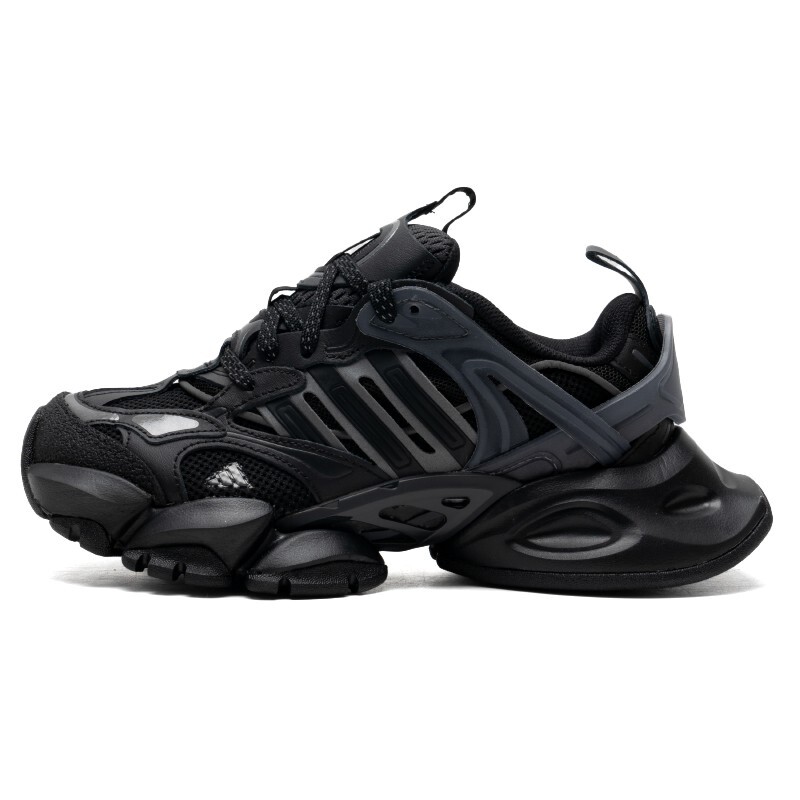 Level SS/New - Adidas XLG RUNNER DELUX Running Shoes JR3086 Unisex Black