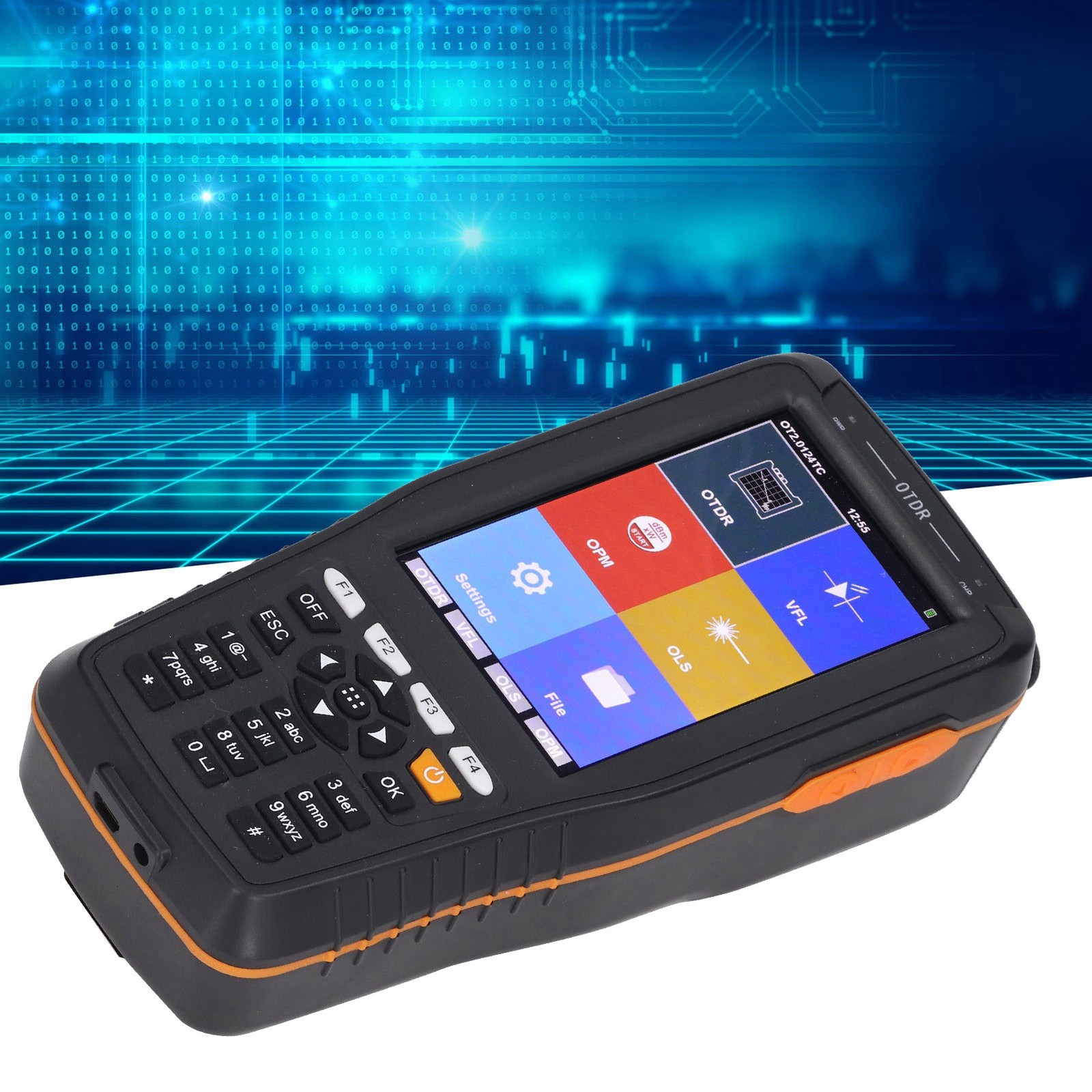 4 In 1 Fiber Optical Power Meter Portable Optic Tester For Network Construct