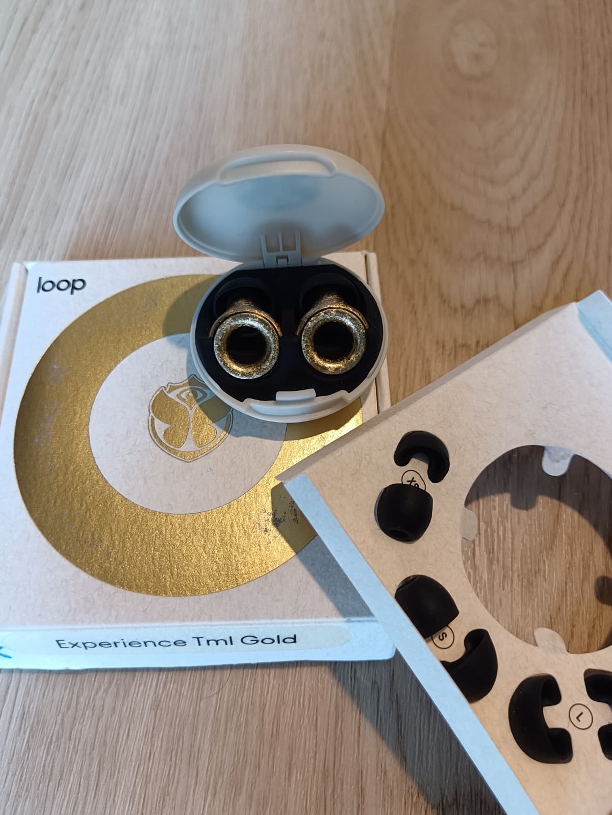 Loop Earplugs Experience Tomorrowland Tml Gold New Gold Leaf Official Genuine