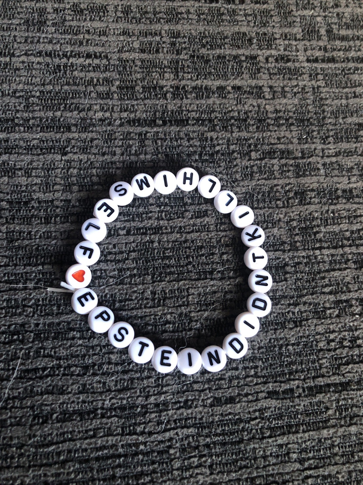 Epstein Didn’t Kill Himself Clay Bracelet