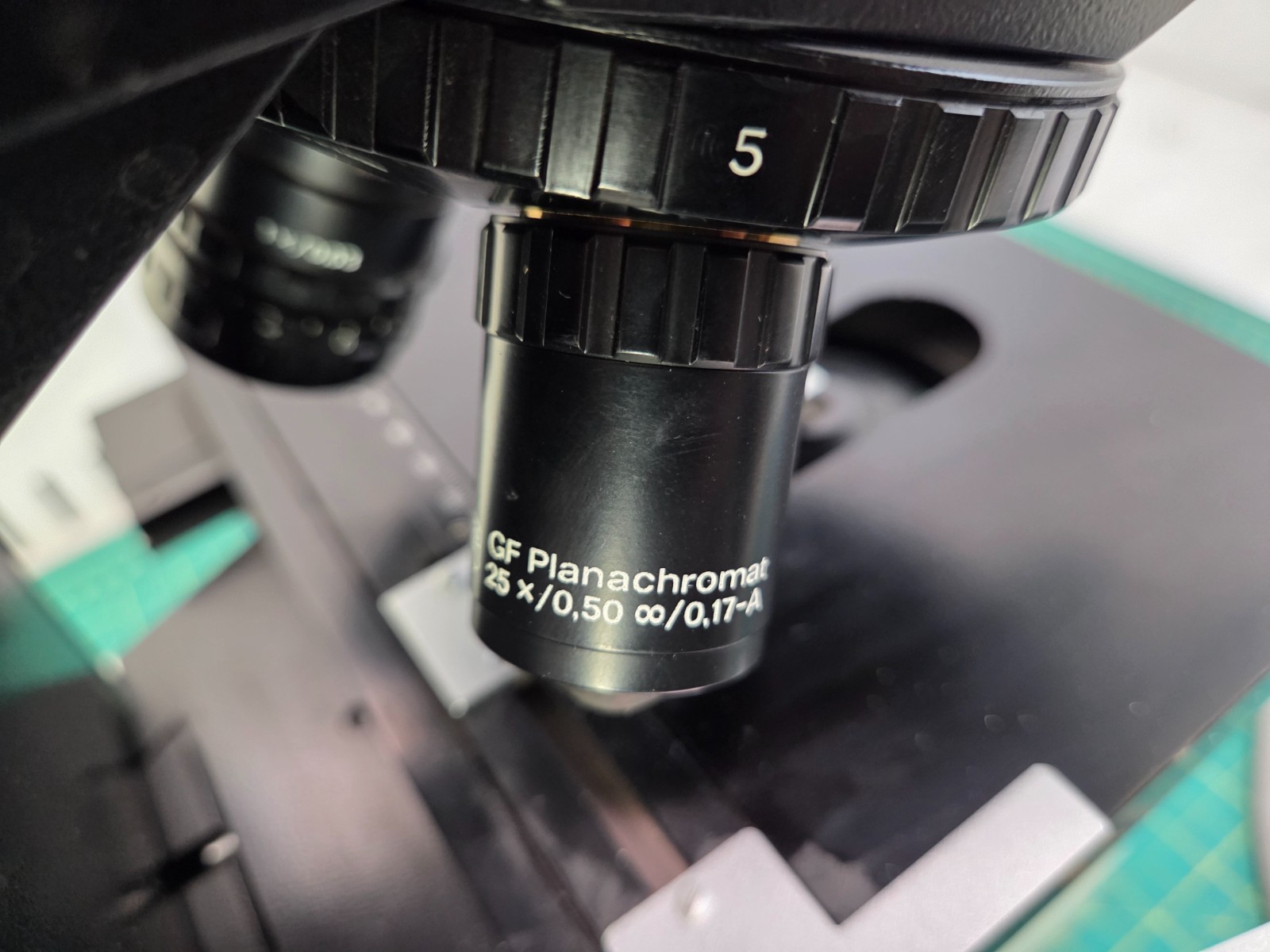 Zeiss Jena Microscope Jenaval W/2 Objectives