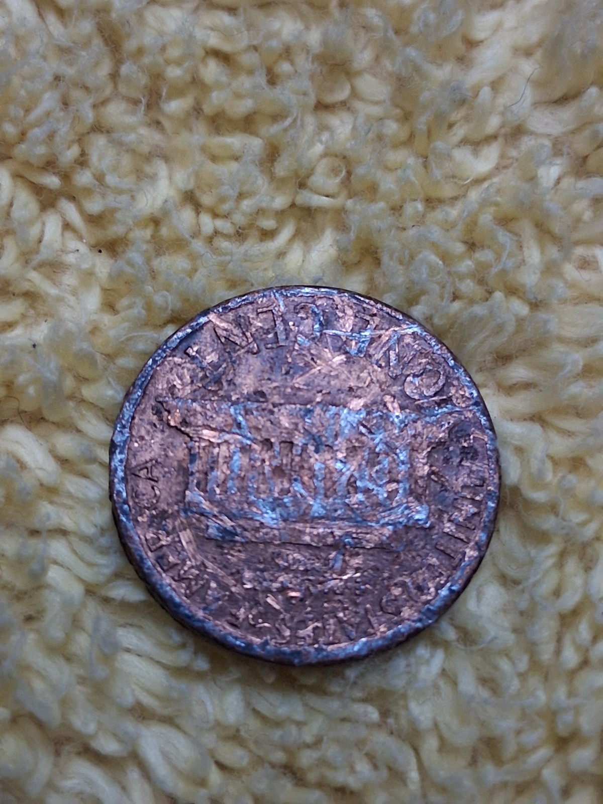 1987 Lincoln Cent Metal Error ? or PMD