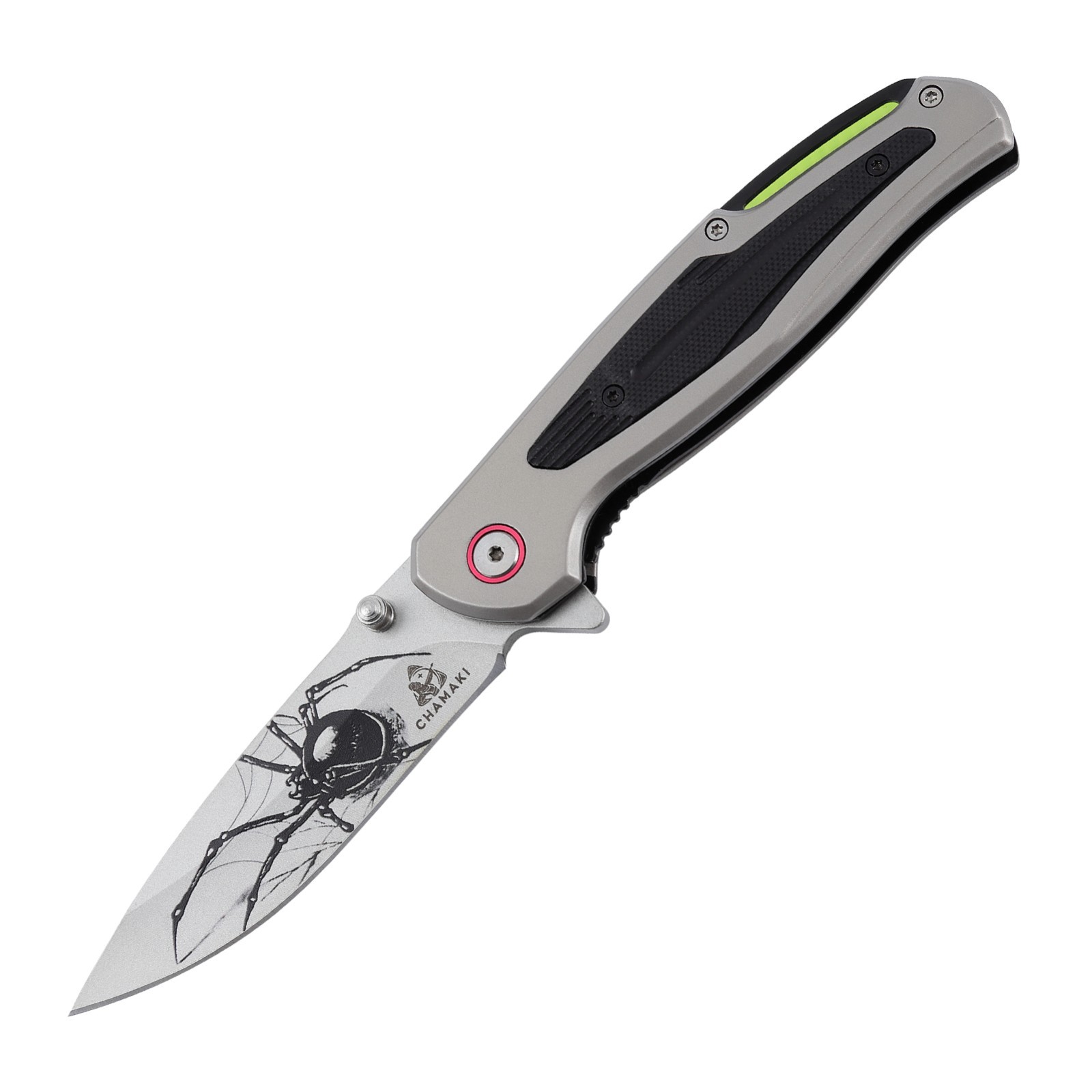 Chamaki Spider Folding Knife Tactical EDC Pocket Knife Razor Sharp Gift Ready