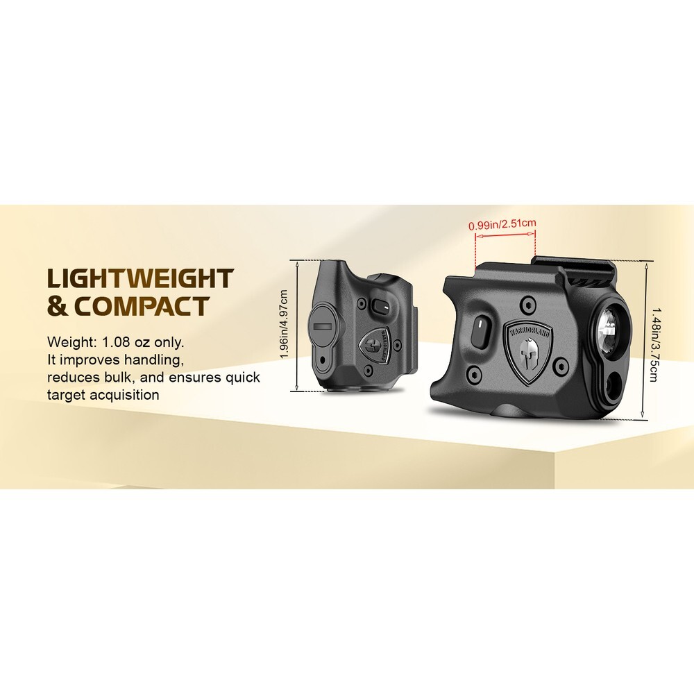 TSG Red Laser Sight-Weapon Light-Holster Combo Fits: Springfield Hellcat