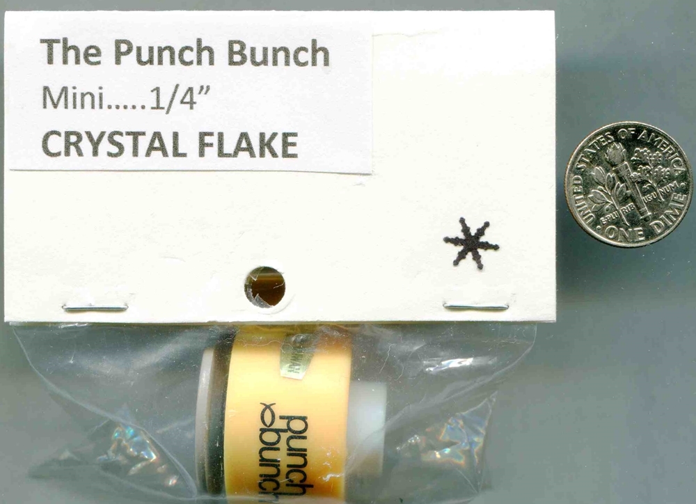 Mini Crystal Flake Punch Quilling-Scrapbook-Cardcraft