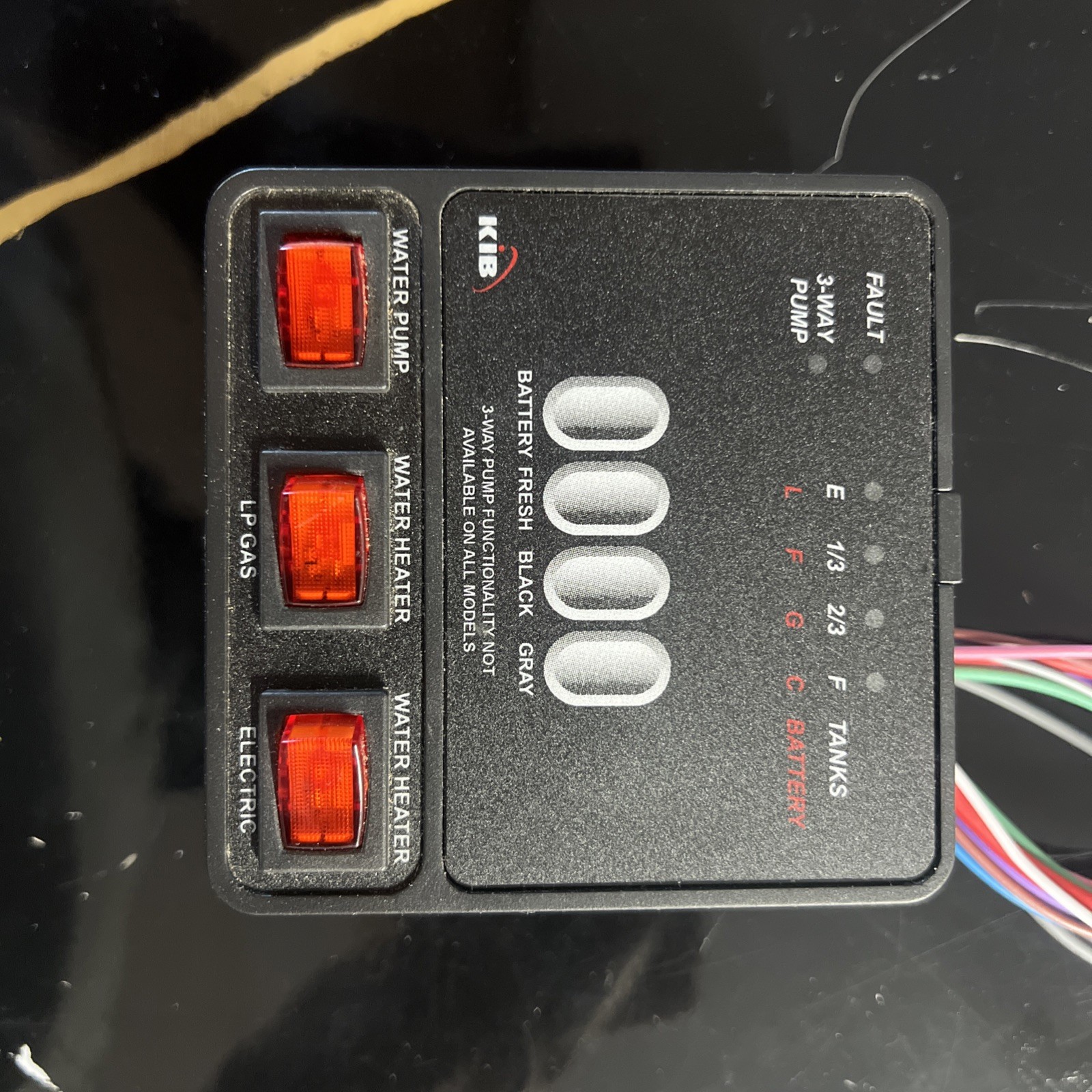 KIB RV Tank Sensor Level Monitor Panel Water Heater M23