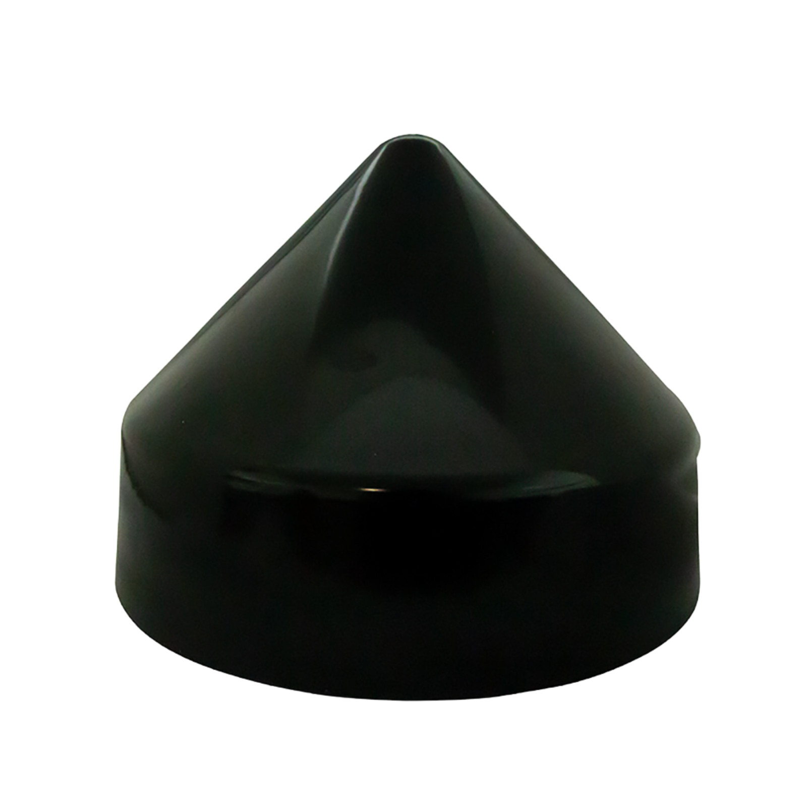 10.5 in. Round Cone Piling Cap - Black