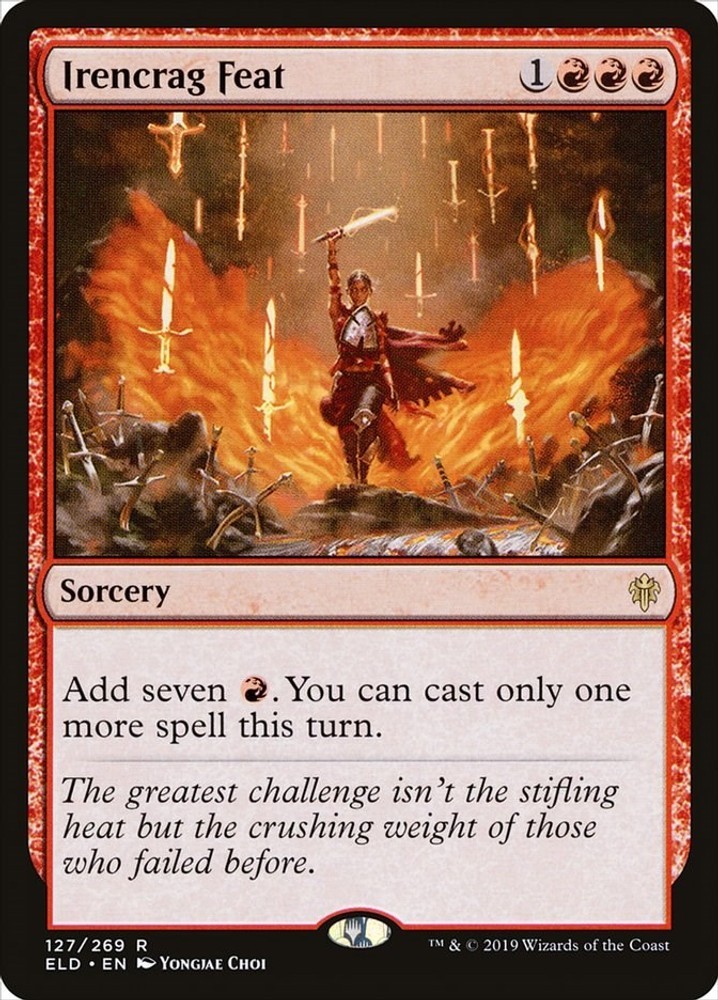 NM - Irencrag Feat [ELD - 127] Throne of Eldraine