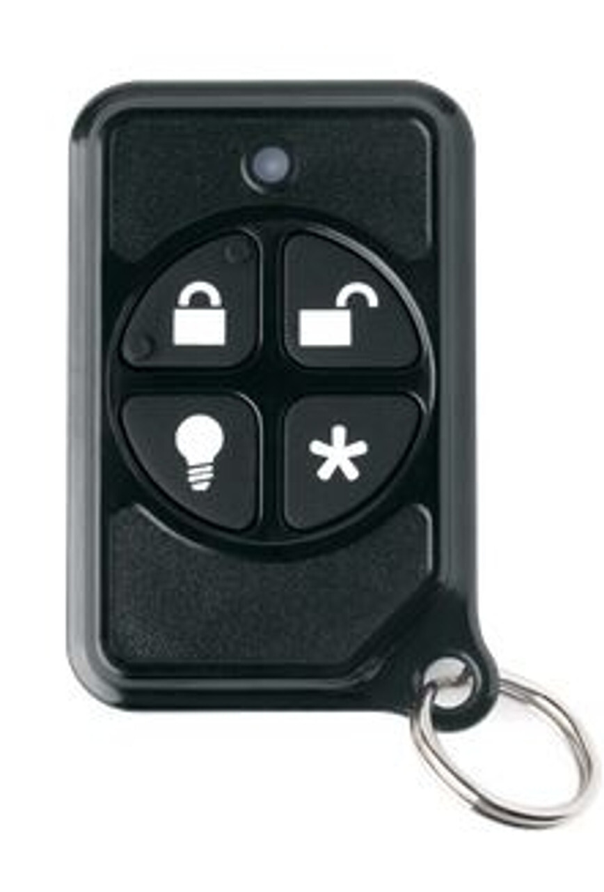 UTC Interlogix GE Security Caddx 600-1064-95R 4-Button Keychain Keyfob - NEW