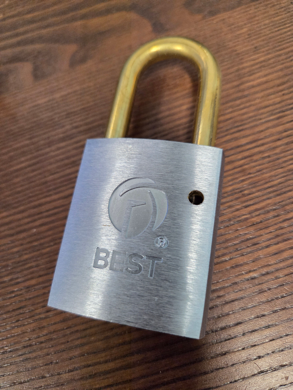BEST 21B720TM PADLOCK—5/16" Thick 1-1/2" Tall Shackle—KeyRetained—Less SFIC Core