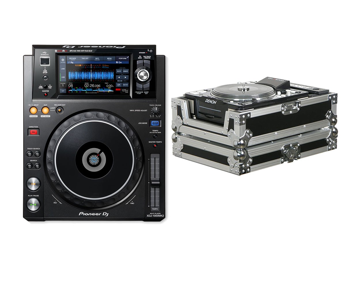 Pioneer DJ XDJ-1000MK2 Digital Multi Player Controller XDJ1000MK2 + Flight Case
