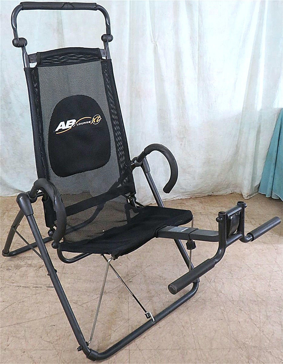 FITNESS QUEST AB LOUNGE XL EXERCISE CHAIR ABDOMINAL CORE SIT UP MACHINE