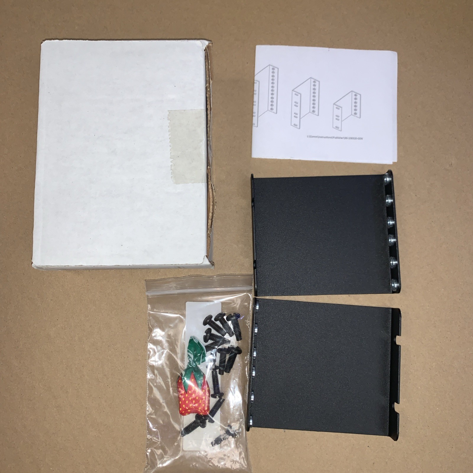 2 Rack Space Ext. Bracket (4" x 3.5") 34-199902-DST1K