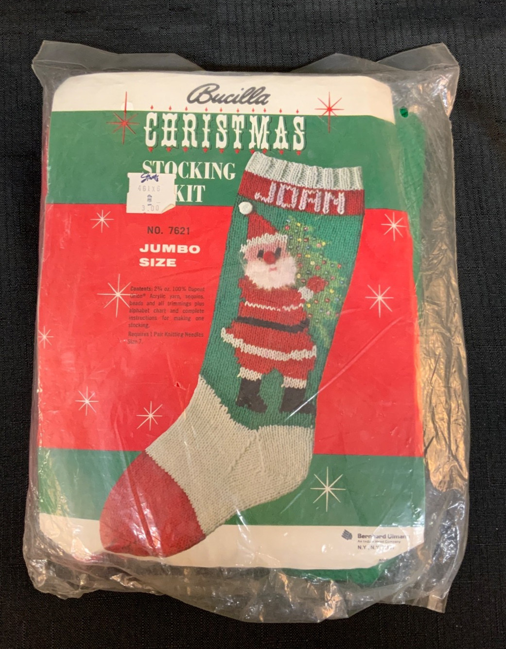 Bucilla Stocking Kit - No. 7621 - Jumbo Size -  Bernhardt Ulmann
