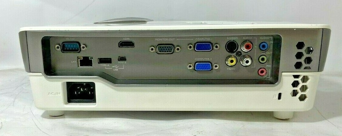 BenQ MX711 XGA 3D Ready DLP Projector Missing Remote Unit has 3563 hours on lamp