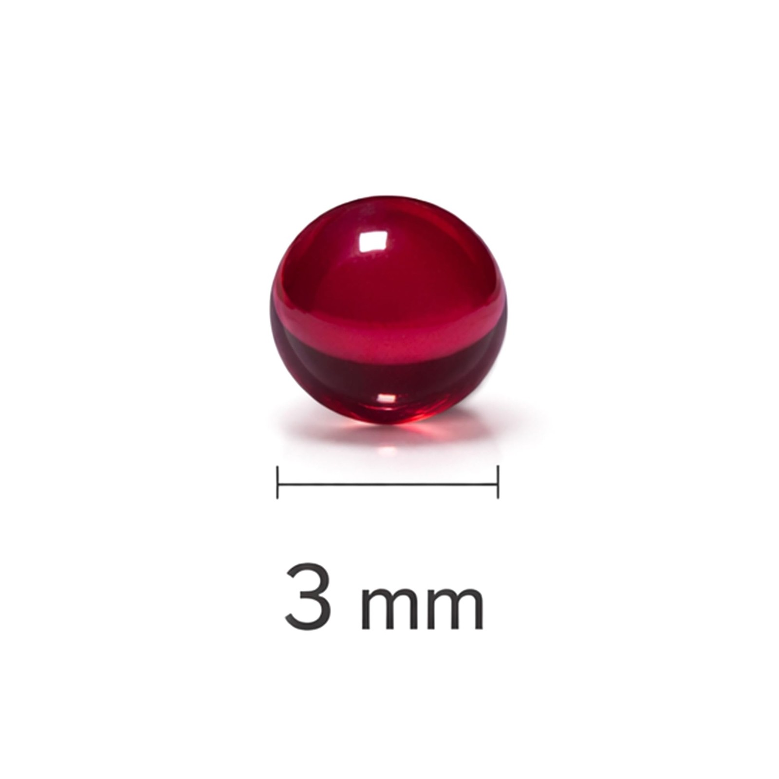 3mm Ruby Pearl 25 Pack 3mm Red