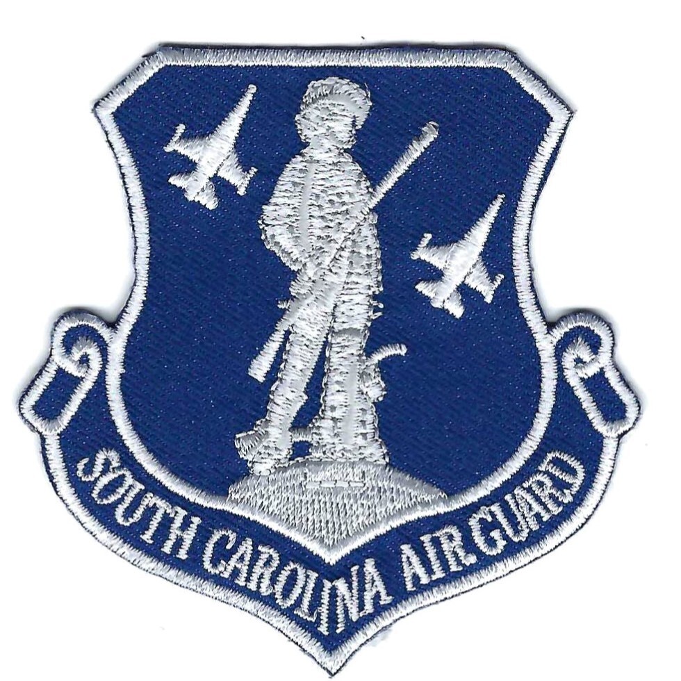 157th FIGHTER SQUADRON MINUTEMAN WITH F-16's patch