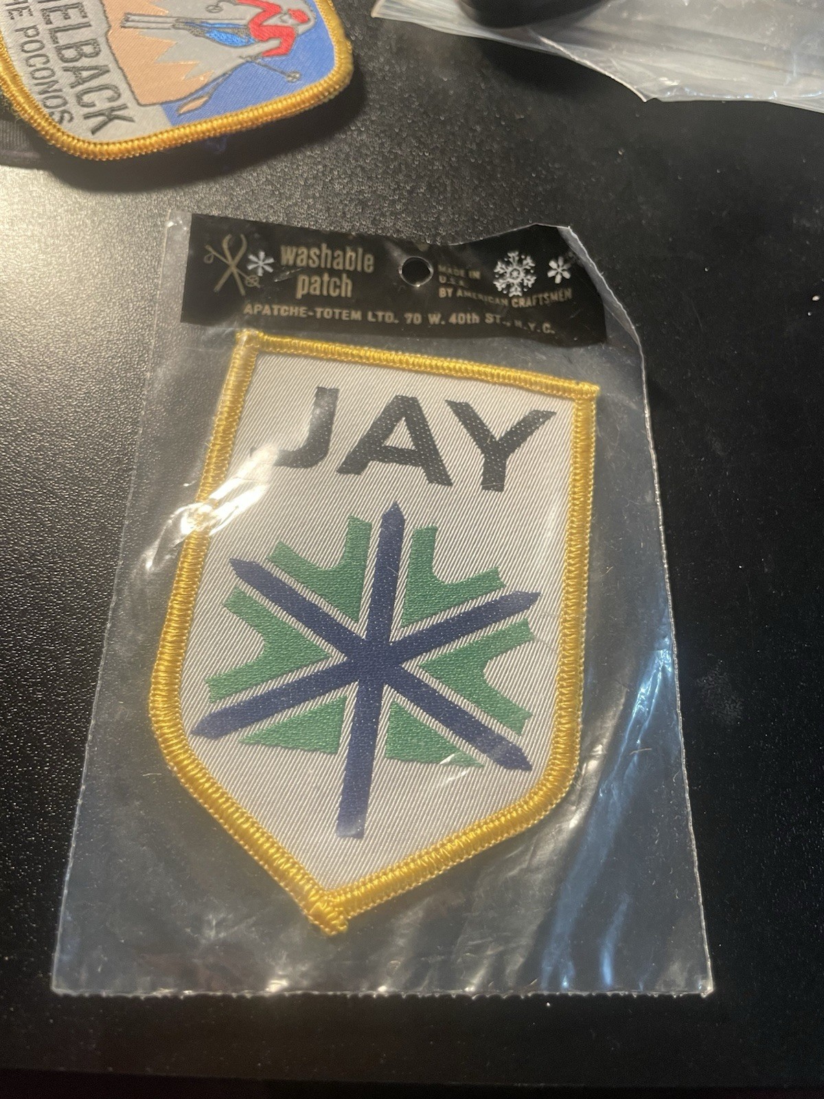 VTG JAY PEAK Ski Resort Vermont Iron On Patch