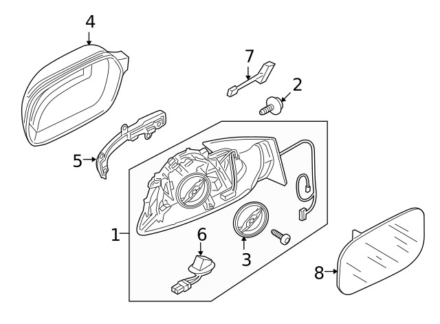 Genuine Audi Display Unit 8R1-949-146-A