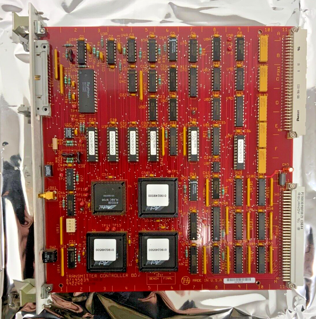 Varian Unity Inova 87195839 992244 NMR Transmitter Controller Board PCB Red 71A