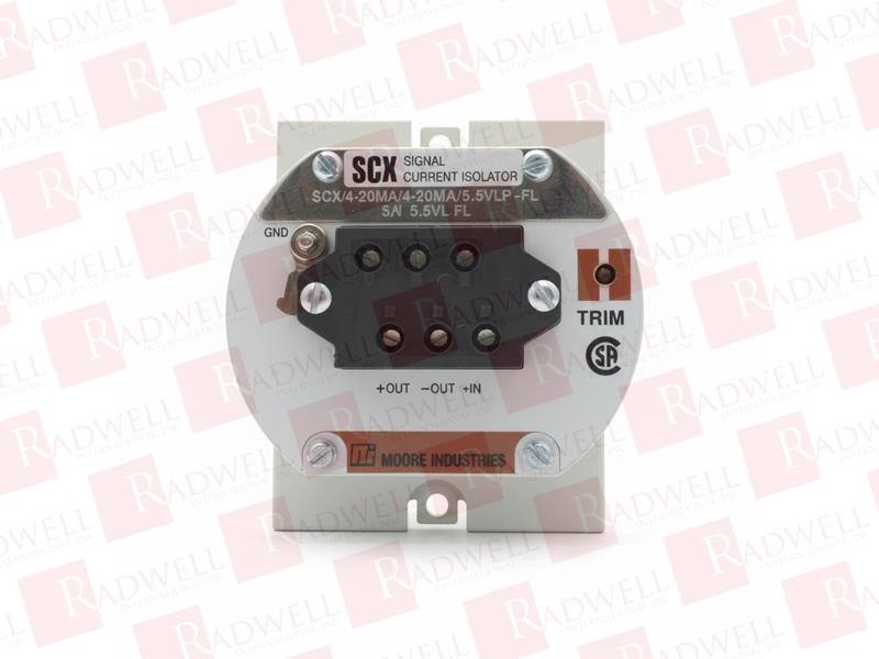 MOORE INDUSTRIES SCX/4-20MA/4-20MA/5.5VLP-FL / SCX420MA420MA55VLPFL (USED)