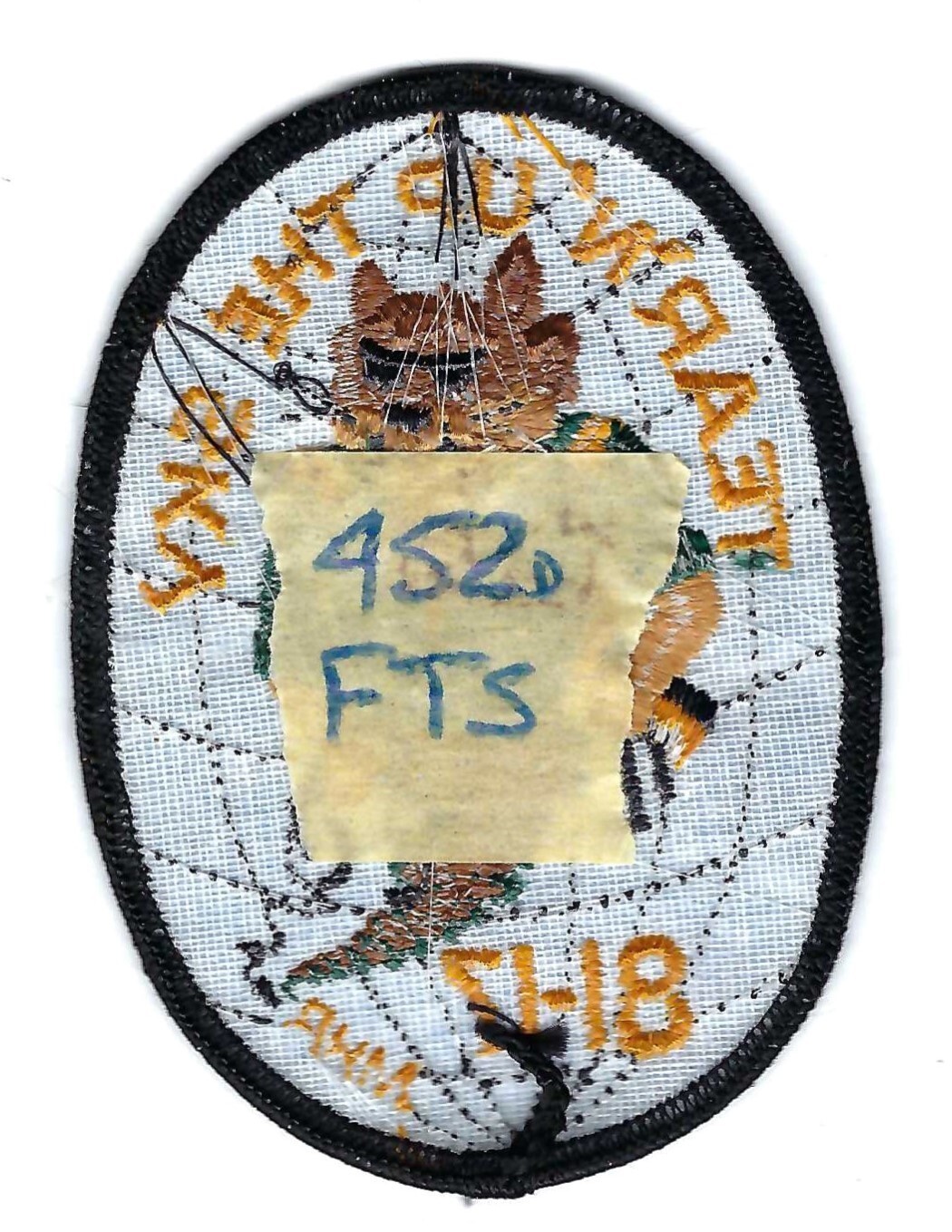 80's NAVIGATOR TRAINING CLASS 81-17 "TEAR 'N' UP THE SKY" patch