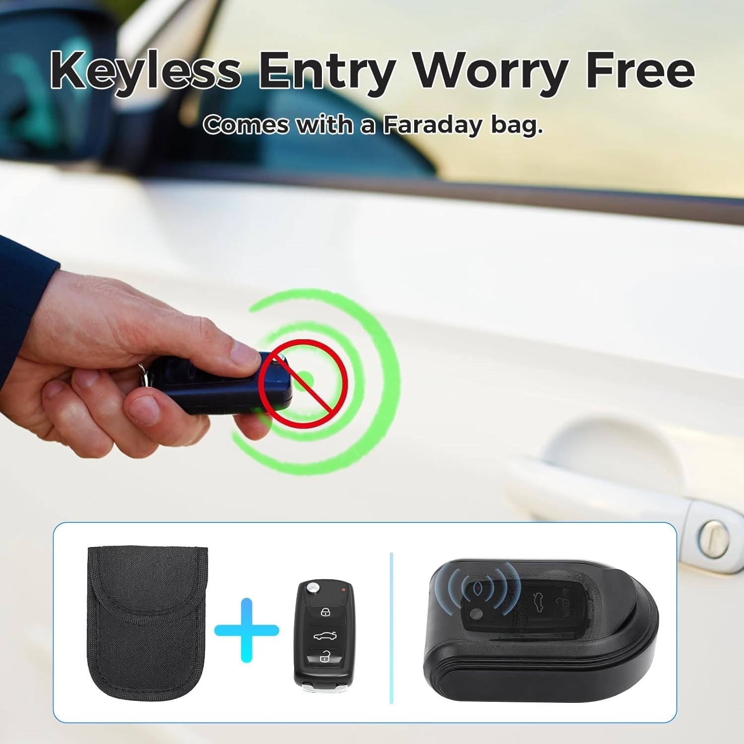 Magnetic Key Holder Box Hide A Key Under Car with Combination Lock with Stron...