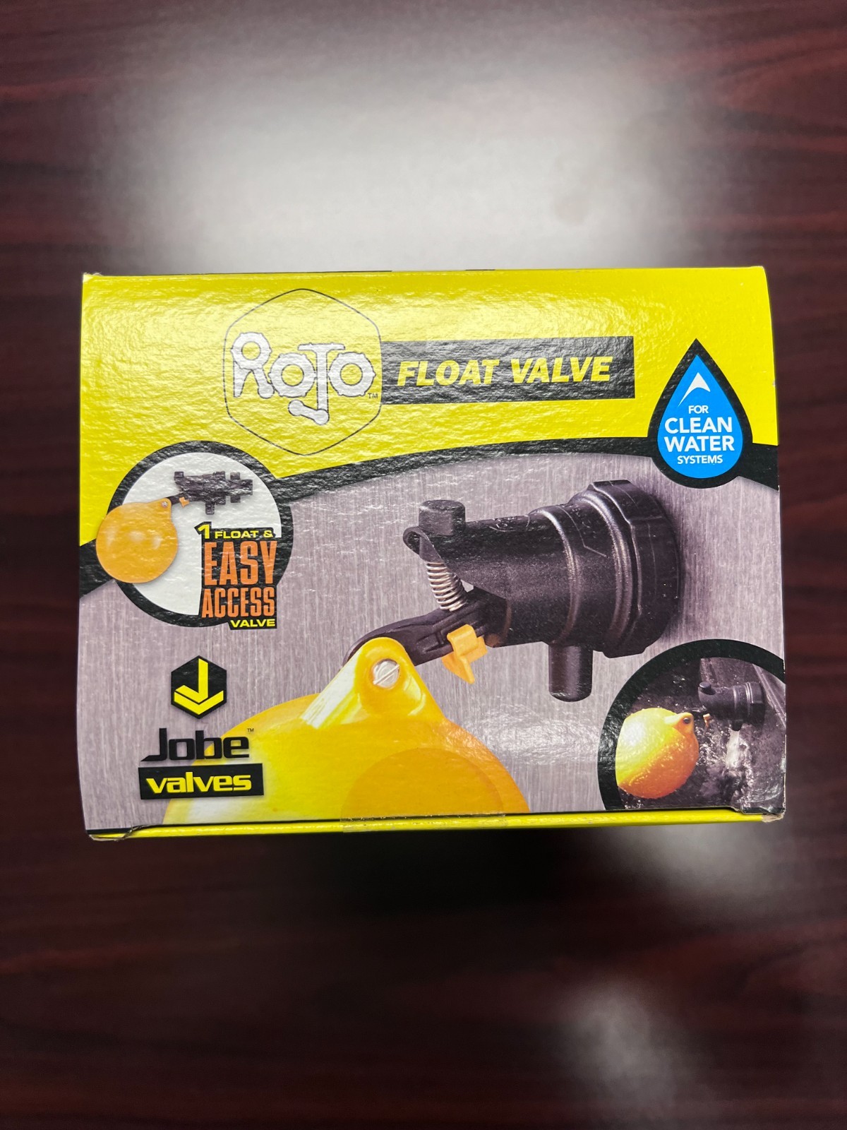 Jobe Rojo Float Valve, 3/4", Black/Yellow