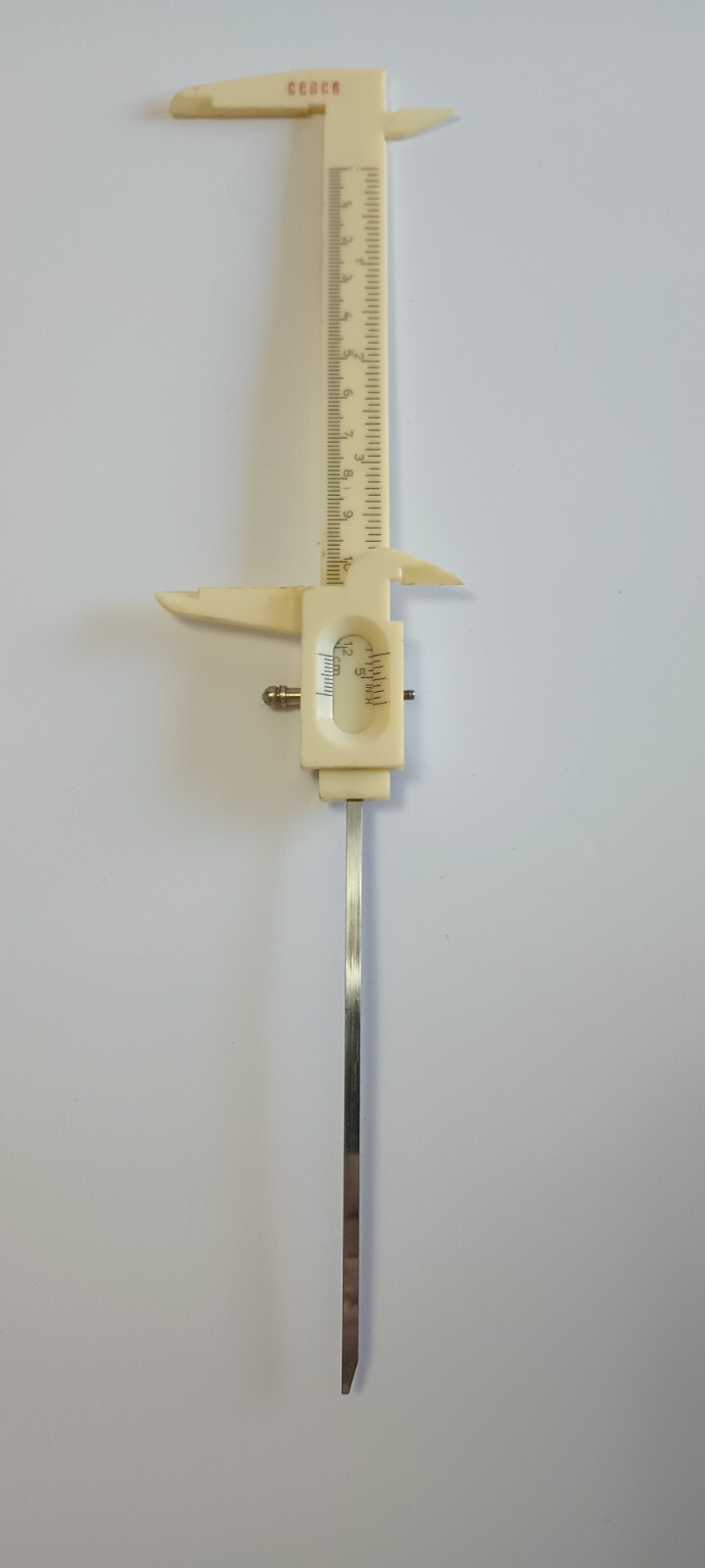 Vintage CENCO Plastic Caliper 5" or 12cm Made In GERMANY
