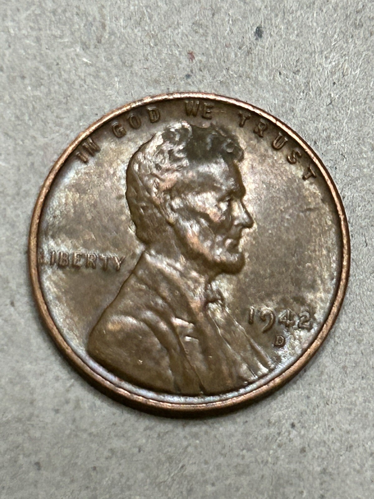1942 D Wheat Penny DDO FS