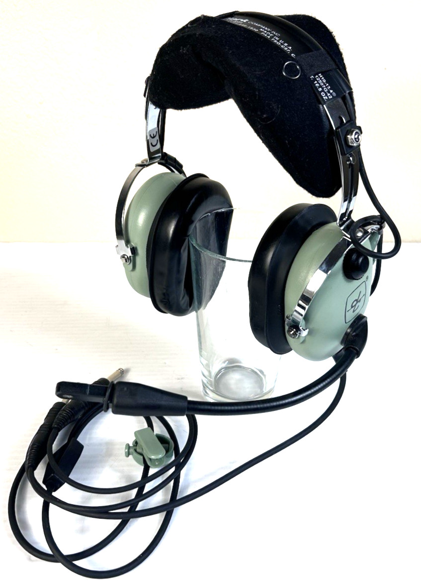 DAVID CLARK H10-13.4 Mono Headset Aviation Pilot Gear