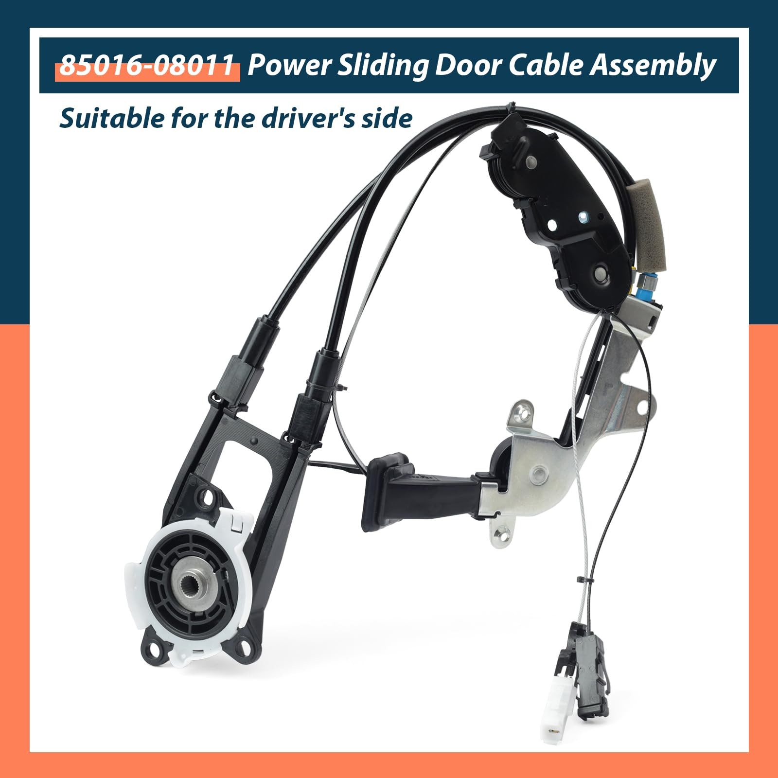 Rear Left Driver Side Power Sliding Door Cable Replacement 85016-08011