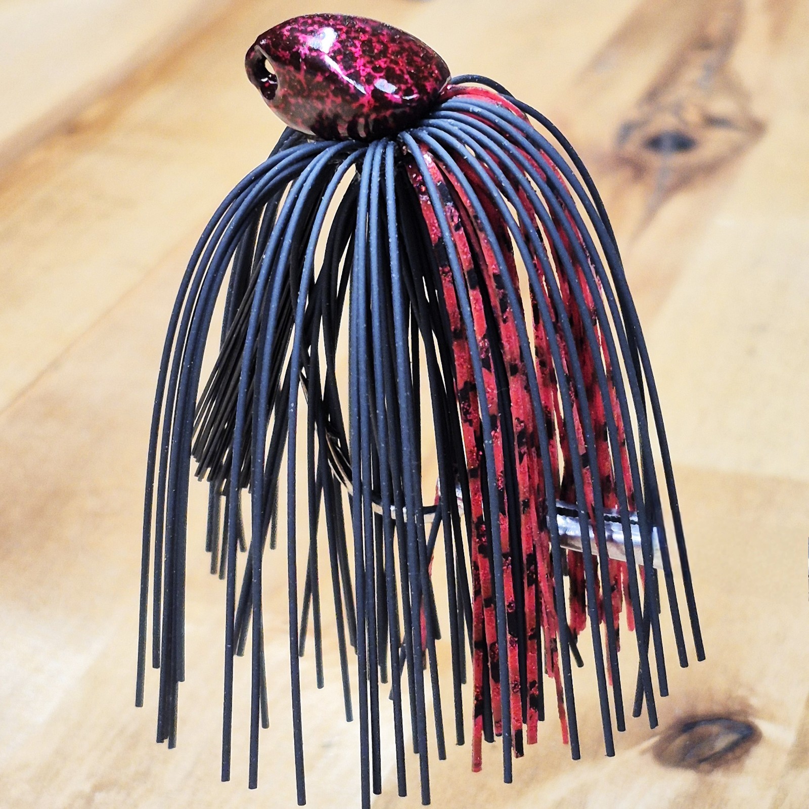 Bass Fishing Brush Jigs Living Rubber  1/4 to 1 oz. 15 Color Options Hand Tied