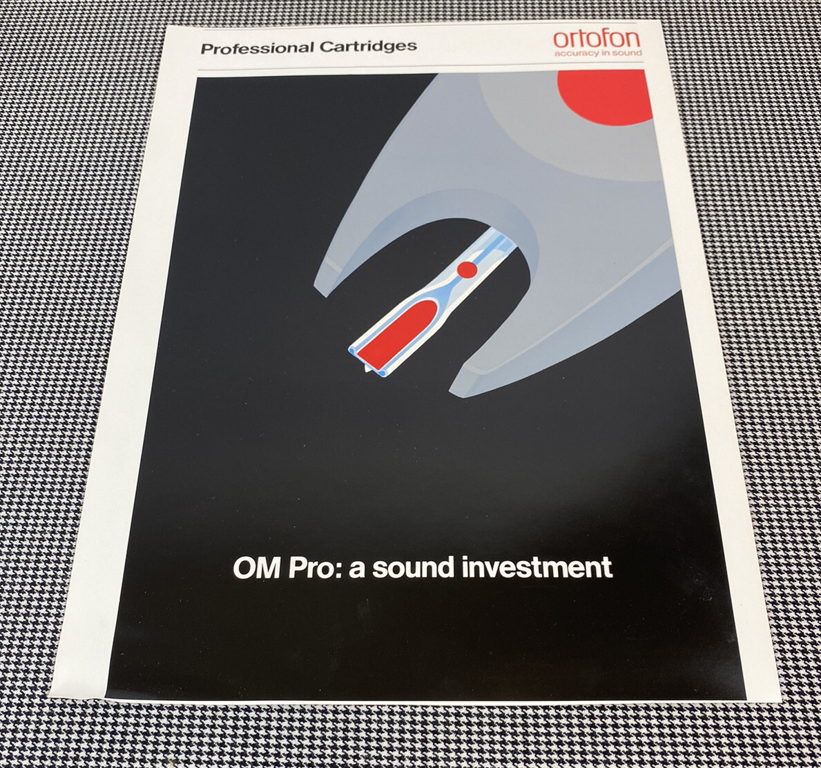 ORTOFON OM PRO CATRIDGES ORIGINAL INFORMATION PAGE J0934