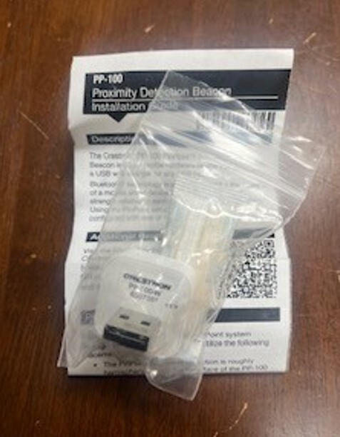NEW! Crestron PP-100-W PinPoint™ Proximity Detection Beacon, White