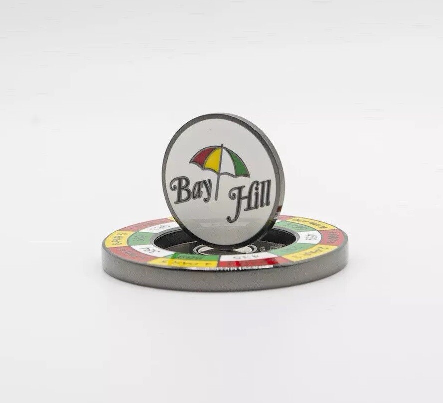 New 2024 PRG Arnold Palmer BAY HILL Golf Yardage Coin with Magnetic Ball Marker