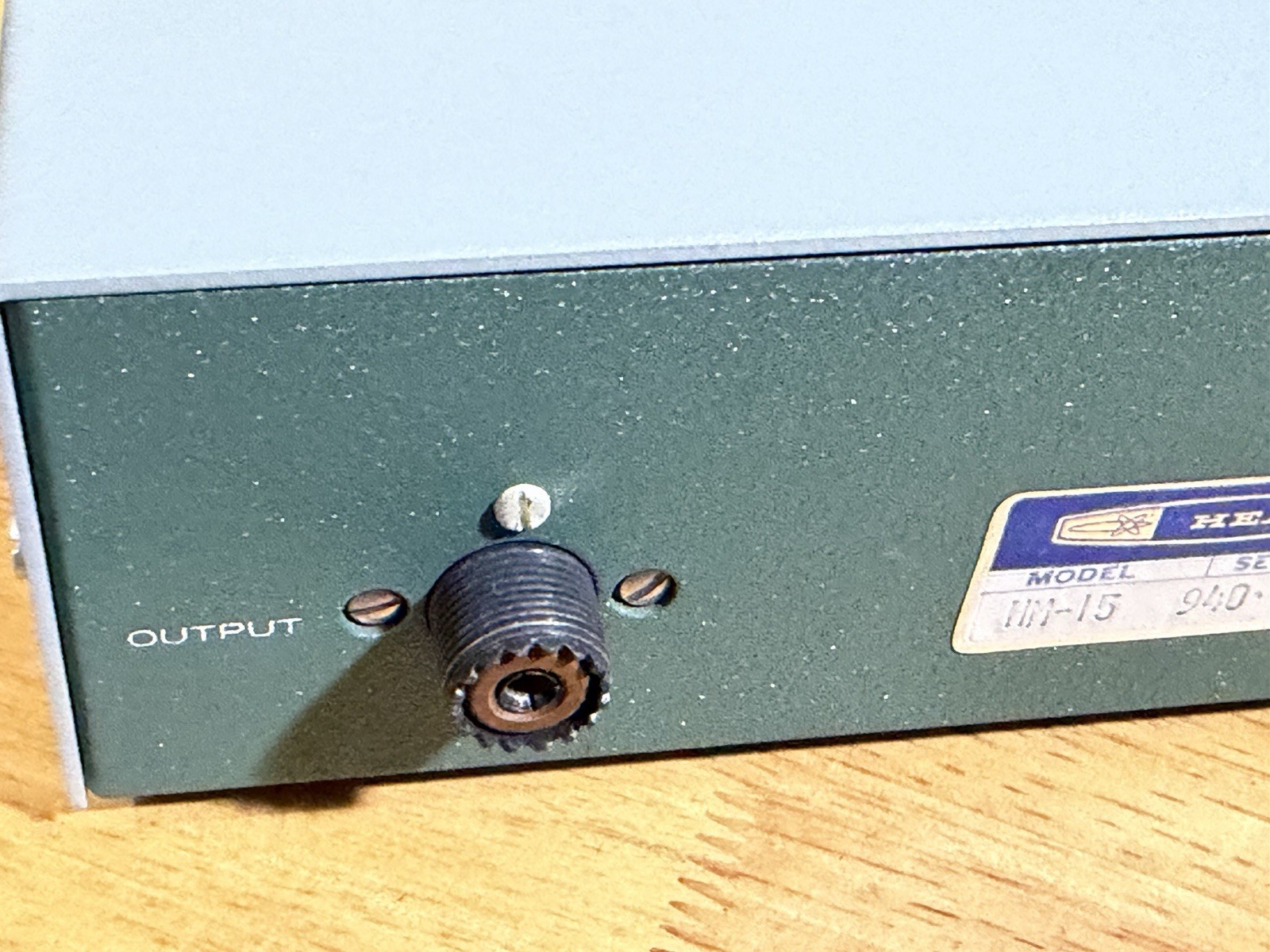 Heathkit Model HM-15 SWR Reflected Power Meter