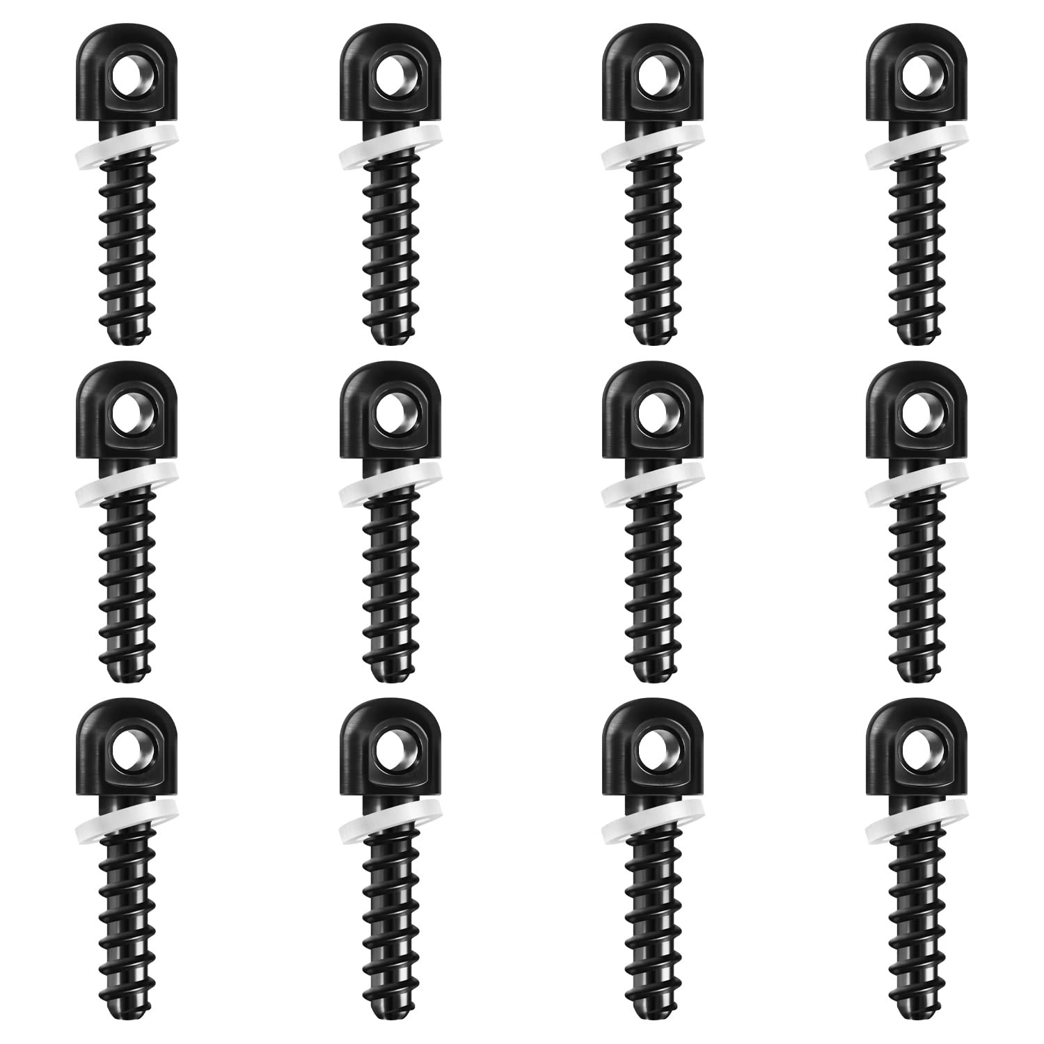 GUGULUZA 1/2", 3/4" Wood Sling Swivel Screws 7/8'' 3/4'', 3/4'' 12 pcs