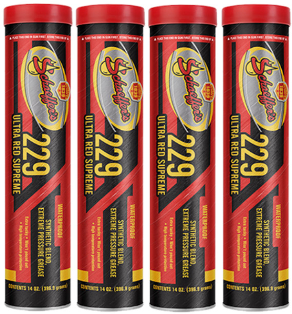Schaeffers Oil Ultra Red Supreme *Waterproof* #2 (4 - 14oz tubes) #229