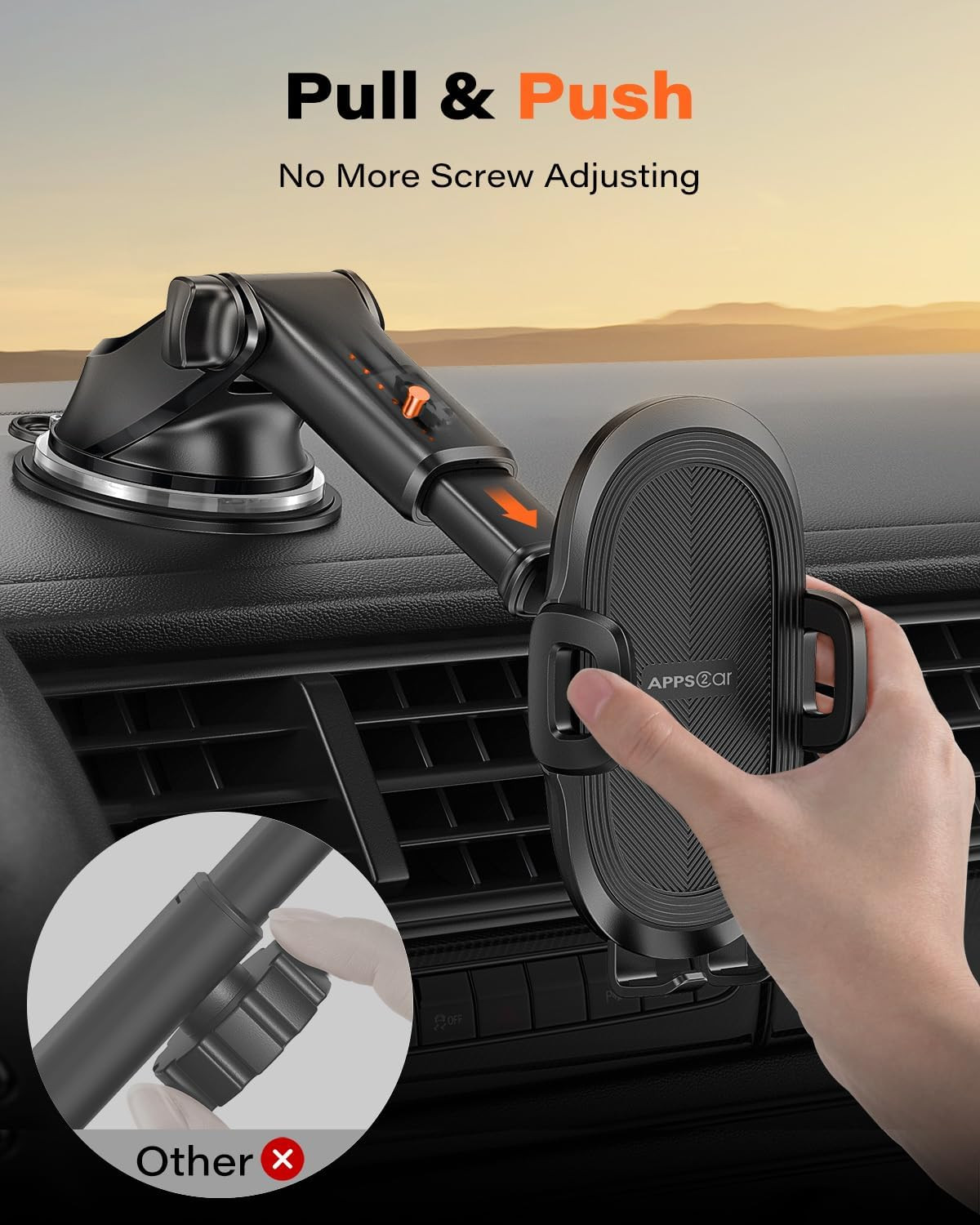 Universal Car Phone Mount Suction Cup Windshield Dashboard Window Holder