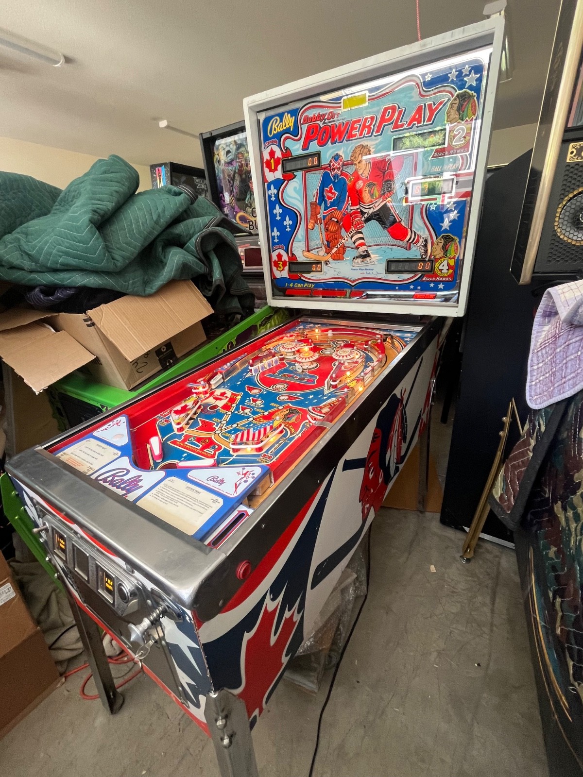 Bobby Orr’s  Power Play Pinball Machine